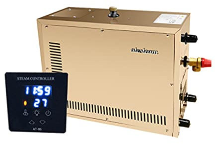 Kits de sauna Générateur de vapeur automatique en acier inoxydable 3KW ménage à la vapeur de sauna à la vapeur Machine de bain à vapeur for la chambre spa Contrôleur numérique Machine portative de fum