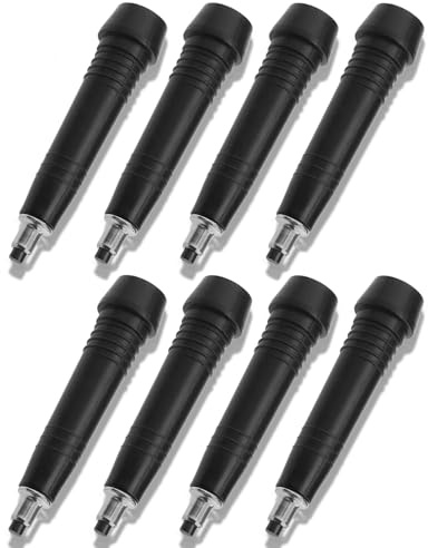 Wanderstock Ersatzspitzen aus Kohlenstoffstahl | 8er Set | Für Fels, Hartboden & Anspruchsvolle Touren | Robust & Langlebig