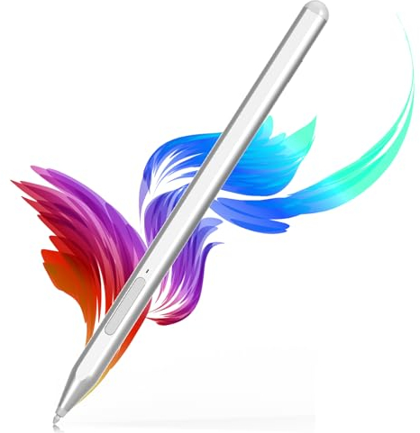 Uogic Eingabestift für Microsoft Surface Pro 10/9/8/X/7+/6/5/4/3, Surface Go 3/2/1, Surface Laptop/Studio/Book 4/3/2/1 mit Handflächenablehnung, glattes Schreiben, 1024 Druckstufen, Rechargeable