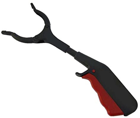 Reacher Grabber, ABS Helping Hand Grabber, Long Handled Reacher Grabber Stick, Disable Reaching Tool, Pick Up Grabber for Elder Hand Grip without Hurting (11inch)