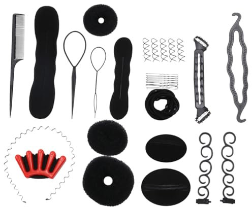 WOONEKY 42stücke Teiliges Haaraccessoires Haarstyling-werkzeuge Für Frauen Inklusive Haarflecht Und Dutt-hilfen Leichtes Und Langlebiges Material Für Kreative Frisuren Und -projekte