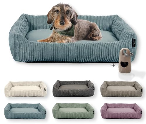 Rohrschneider Hundebett kleine und mittelgr. Hunde (Türkis 70x50 cm)