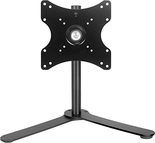 Soporte Flotante TV, Soporte multifunción sobremesa, inclinable y Giratorio, con rotación Horizontal 100° y Altura Ajustable televisores 20 a 40 Pulgadas.