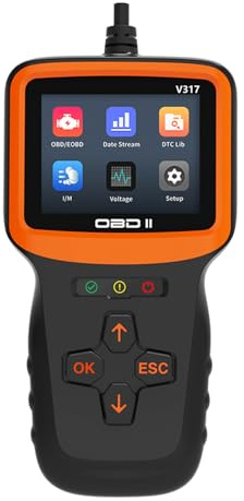 Herramienta de diagnóstico de coche con preparación I/M, herramienta de diagnóstico OBDII EOBD, lector de código automotriz, detector de fallas, escáner de preparación para pruebas