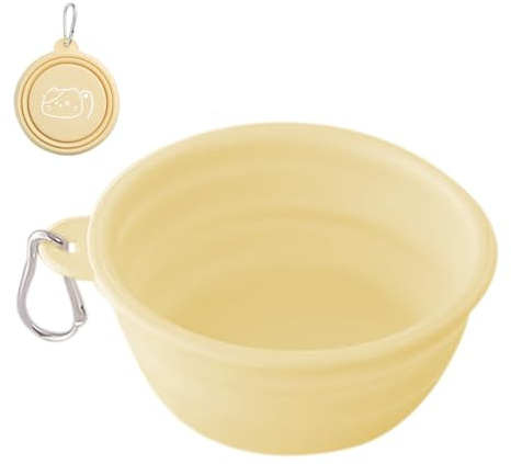 Cuencos Plegables : Plato alimentación Plegable 2 Tazas, Vaso riego Plegable, contenedor portátil Comida, Almacenamiento Tazón Comida | Cuencos Agua Plegables Perros y Gatos