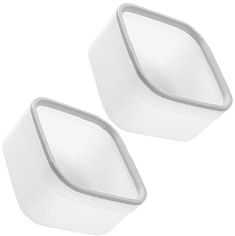 Kichvoe Mini Cubo de Basura para Mesa y Escritorio, sin Tapa, Pack de 2 Unidades, Tamaño Pequeño y Material Resistente, Adecuado para Cocina y Baño