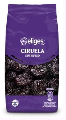 Ifa Eligés Prugne Secche Snocciolate, Morbide e Pratiche, Busta da 200 g, Confezione da 3