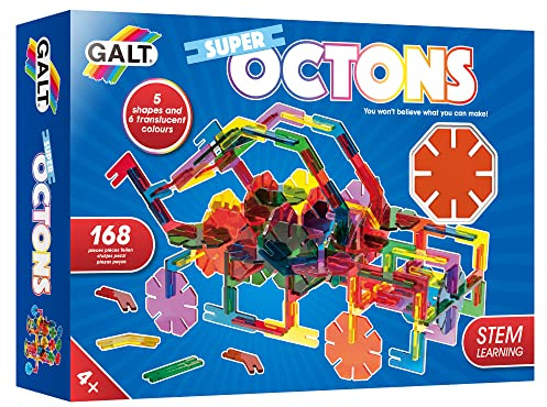 Galt Toys, Super Octons, Construction Toy, Ages 4 Years Plus