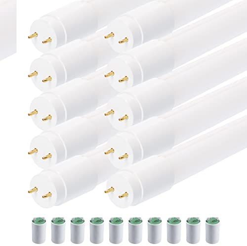 proventa LED-Röhre 150cm 10er-Pack 16W 3.000 Lumen neutralweiß 4.000K G13 mit Starter für KVG/VVG