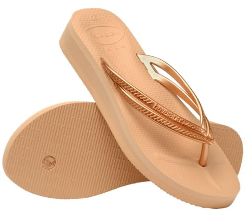 Havaianas Wedges, Infradito Donna, Oro (D'Oro), 35 EU
