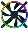 Razer Kunai Chroma Hydraulic RGB LED PWM Perform. Fan (140mm)- Ventole idrauliche aRGB PC (Silenziose, Potenti, collega fino a 8 ventole, Supporto controller ventola PWN, Chroma aRGB) 1 ventola, Nero