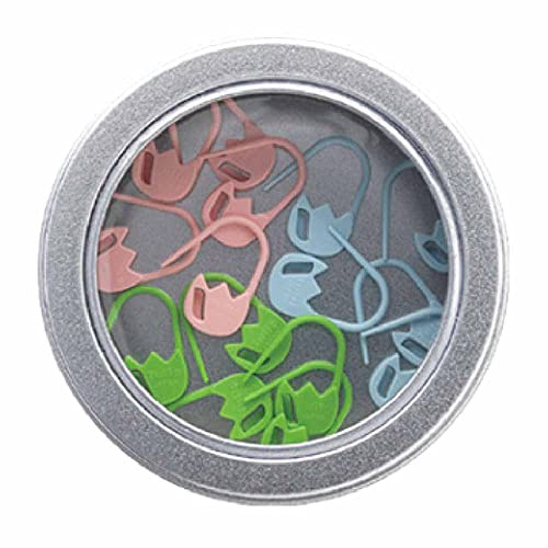 Tulip Stekenmarkierer Set - Herz Design, Klein, 1 Stück, Grün, Blau, Rosa