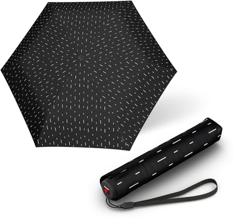 Knirps paraguas de bolsillo I.030 pequeño manual I paraguas de bolsillo ligero con solo 115g I pequeño paraguas para viajar I cabe en cualquier bolsillo I estable en viento y lluvia, 21 cm