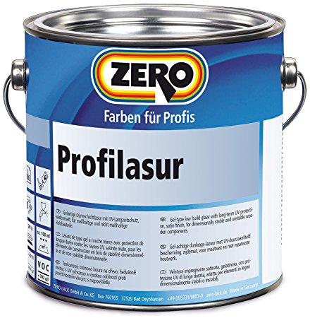 ZERO Profilasur farblos 2,5 l Seidenmatt, Alkydharz-Holzlasur