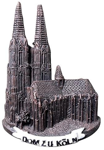 Kühlschrankmagnet Kölner Dom Deutschland | Reise-Souvenir | 3D-Kühlschrankdekoration | Magnetaufkleber | Bastel-Kollektion