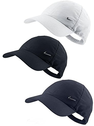 NIKE Swoosh Mütze Baseball Cap FB5372 B, Farbe:Weiß, Größe:L/XL