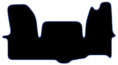 Van Mats for Iveco Daily 2014+ Onwards Car Mats UK-Made Tailored Fit Carpet Floor Mats Full Coverage Compatible Accessory Blue Trim