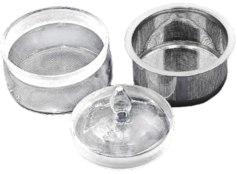 Perfeclan Kit di riparazione orologi, pulizia del movimento dell'orologio, con acciaio inossidabile, barattolo per lavaggio dell'olio per orologi per