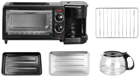 FytStycale 3 in 1 Breakfast Maker,Toaster with Frying Pan,Stainless Steel Breakfast Maker