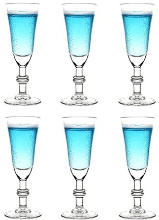 Sihanoukville Crystal Cordial Glasses With Stem, Set Of 6, Limoncello Shot Glasses 1.1 Oz, Mini Sherry Glasses With Heavy Base For Tequila, Liquor, Whiskey, Vodka