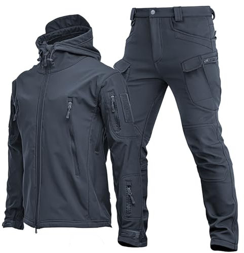 BGFIPAJG Tuta da Calcio per Ragazzo, Bici Uomo Bianchi, Moto Impermeabile Antipioggia Antivento, della Roma, Completa in Cotone, Sportiva Nera