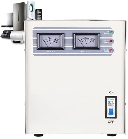 Stabilizzatore di tensione, stabilizzatore automatico di tensione monofase, stabilizzatore di tensione di alimentazione completamente automatico,stabilizzatore di tensione per il condizionamento,5000W