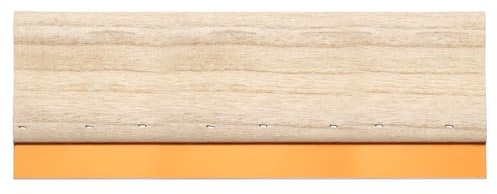 sourcing map Screen Printing Squeegee 12 Inch 65 Durometer Polyurethane Blade Wooden Handle Ink Scraper for Screen Printing Fabric Printmaking