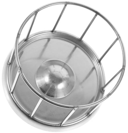 JUMPLAWN Edelstahl Futterspender Für Schildkröten Reptilien Futterschale Für Terrarien Praktischer Trink Und Futterbehälter Robustes Zubehör Für Schildkröten-Haushalt Sicher Und