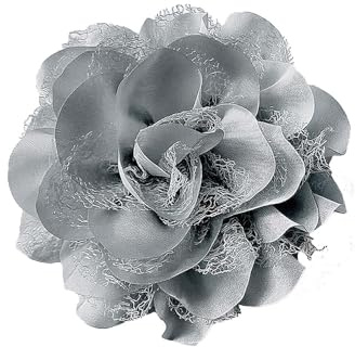 110mm Broche Fleur En Tissu Élégante Pour Femme Camélia Accessoire De Luxe Pour Robe Costume Cérémonie Mariage Danse Fait Mainpour Soirée Banquet Fête Classique Bijoux
