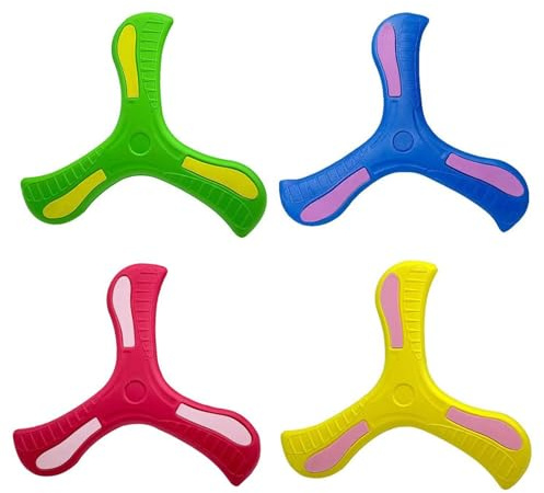 4 Stücke Von Kindern Hand Werfen UFO, Kinderboomerang, Kinder -Frisbee, Kinderspielzeug Werfen, Silikon Weicher Frisbee (Blau, Rot, Grün, Gelb).