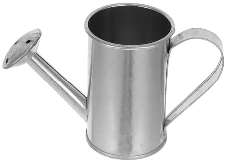 Garneck Regadera De Hierro Galvanizado para Jardinería Regadera Metálica Asa para Plantas De Interior Cubo De Riego Portátil para Plantas De Jardín
