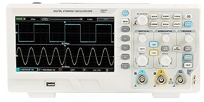 ZKLGS Oscilloscope Numérique Oscilloscope numérique USB UTD2202 Double Canal 200Mhz 1G taux d'échantillonnage sonde Haute Tension Osciloscopio Portable