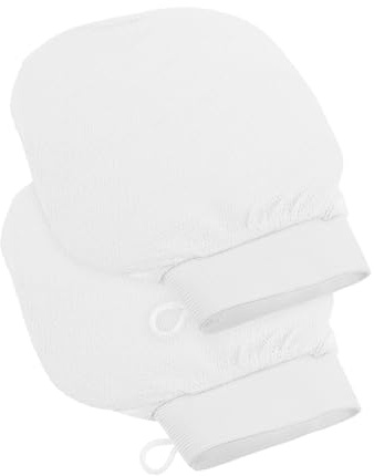 CIYODO 2 piezas Guantes Exfoliantes para Baño Guantes Scrub para Exfoliación Corporal Profunda Masaje Suave y Eliminación de Muerta para Ducha y Cuidado Diario