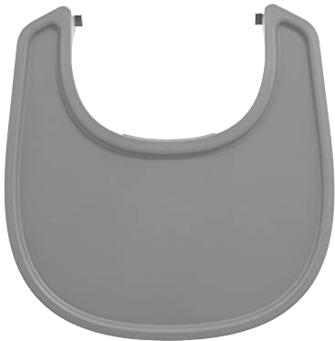 Stokke Tray für Nomi, Grey - Einfach am Stokke Nomi Baby Set zu befestigen - Spülmaschinenfester, lebensmittelechter Kunststoff