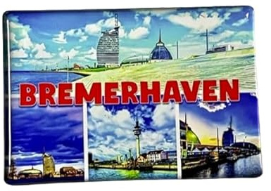 Bremerhaven Kühlschrankmagnet Souvenir Reiseandenken Deutschland Urlaubsdeko
