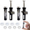 4Pcs Toilet Seat Fittings,Toilet Seat Hinges Replacement & Fixings Kit, 12mm Heavy Duty Toilet Seat Fastener Bolt Kit for Standard Toilet Lid, Rust-Proof Bolts Included Universal Accessories(4)