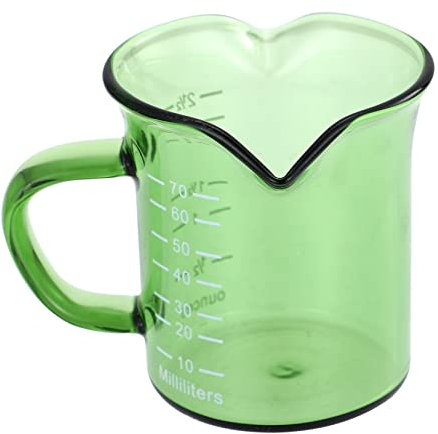 Holibanna Tazza Da Caffè in Vetro Bilancia Bicchiere Da Latte Per Uso Domestico Tazza Per Acqua Da Ufficio Bicchiere Per Preparazione Caffè