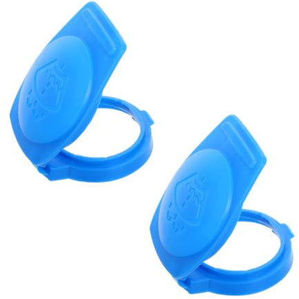 KAILIKETIY 2pcs Windshield Wiper Fluid Reservoir Caps Compatible with Volkswagen Car Window Washer Fluid Reservoir Easy Refilling Removable Design