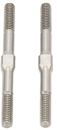 Leftwei RC Steel Turnbuckle, 2Pcs Wear Resistant Pull Rod, Sturdy Stable Structure Turnbuckles with Easy Installation, Ideal for GRANITE, Big Rock, Typhoon, Senton 3S Series 48mm