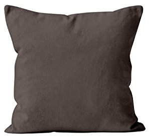 Soleil d'ocre Funda de Cojín Alix, Moca, 60 x 60 cm