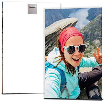 wandmotiv24 Aluminium Wandbild 20 x 30 cm - Hochformat - Sofort Online Vorschau, Personalisiertes Blechschild Metall, Foto Geschenk