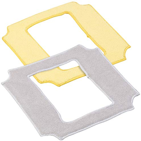 Sichler Haushaltsgeräte Zubehör zu Wisch-Roboter: 2er-Set Ersatz-Wischpads für Profi-Fensterputz-Roboter PR-040 (Elektrischere Fensterputzer, Fensterglasreiniger, Reinigungspads)