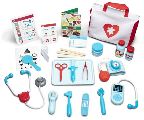 Melissa & Doug Lekset med läkarkit ”bli frisk”, Låtsaslek, Lekset, 3+, Present till pojke och flicka