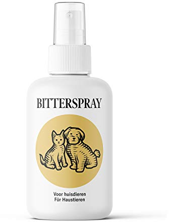 Sensipharm Bitterspray 100ml - Bittertropfen ohne Alkohol für Hunde und Katzen, Anti-Kau und Lecken Spray, Katzen Fernhaltespray Hunde für Möbel, Abwehrspray für Haustiere mit Bitteren Geschmack
