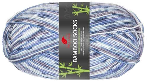 Pro Lana 100g 4-fädig Bamboo Socks II 970 - blau/jeans color
