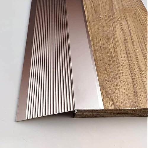 LIYI929GP Rampe De Seuil en Aluminium Convient pour Pente De Seuil De 10-40mm, 10cm De Large Autocollante Seuil De Porte Barre Baguette Recouvrement, Finition pour Moquette Et Sol, Bois sur Carrelage