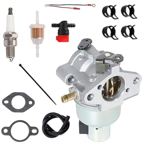 Ewillownm Compatible avec carburateur pour tondeuse à gazon John Deere L110 LT155 LT160 avec moteur Kohler SV530 SV540 SV590 SV600 Command PRO 15 hp 17,5 hp