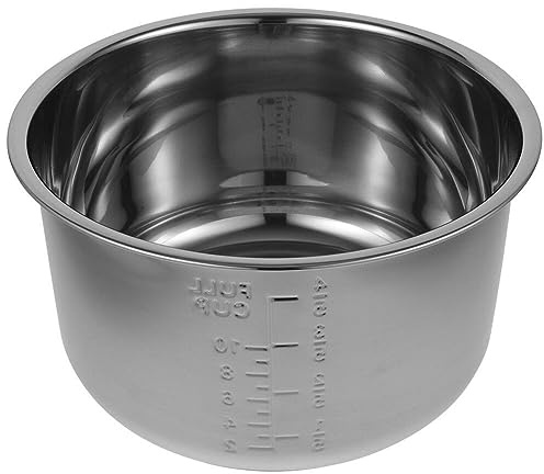 HOLIDYOYO Reiskocher-Innentopf Aus Edelstahl Reiskocher-Einsatz Mit Skala 9.45 Zoll / 24.00 cm Für Reis Suppen Und Kuchen Ersatz Für Haushaltskocher 1 X Topf