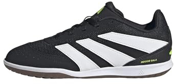 adidas Unisex – Barn PREDATOR CLUB Indoor Sala Football Boots Kids, core black/ftwr white/lucid lemon, 38 2/3 EU