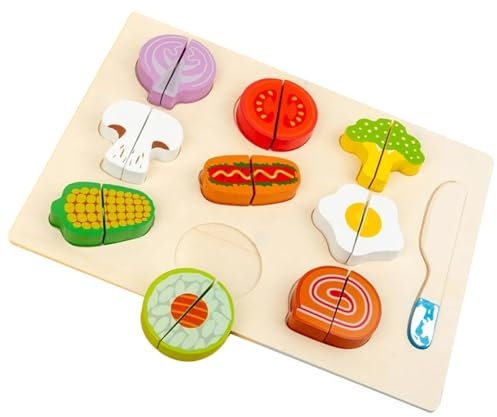 ibasenice Jouets De Découpe Imités pour Tout-Petits 1 Ensemble De Jouets De Découpe De Fruits Et Daliments pour Enfants